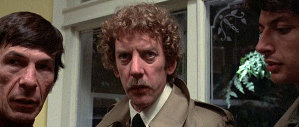 Invasion of the Body Snatchers: Leonard Nimoy, Donald Sutherland en Jeff Goldblum