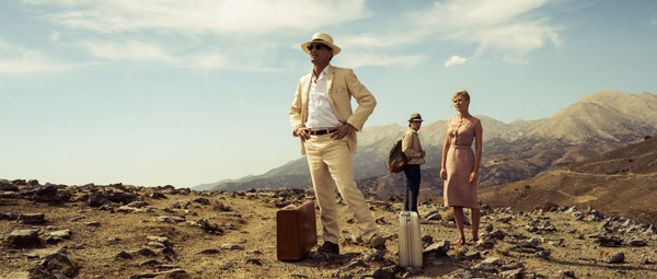 The Two Faces of January: Mortensen, Isaac en Dunst poseren voor een mooi shot...