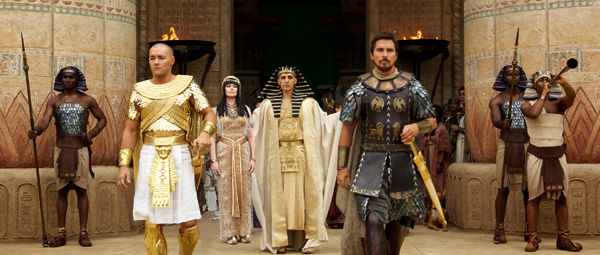 Exodus: Gods and Kings: Ramses, Sigourney Weaver, John Turturro en Mozes, toen alles nog pais, vree en slavernij was...