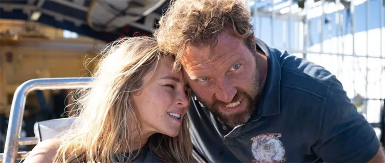 Dangerous Animals-recensie: ja, deze film bevat ook een steamy sexy scène, maar dat is niet deze... lekker lompe Australische seriemoordenaarhaaienhorror :)
