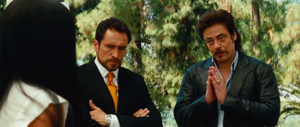 Savages - Salma Hayek, Demián Bichir en Benicio Del Toro